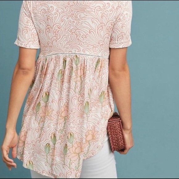 Anthropologie water lily tunic top - Picture 6 of 6